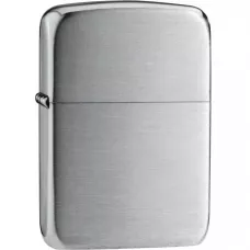 Запальничка срібна коллекційна ZIPPO 1941 Replica Sterling Silver Brushed матовий хром (24)