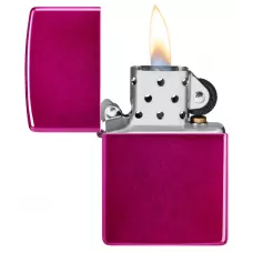 Запальничка бензинова Zippo Classic Candy Raspberry глянцевий Малиновий (24003)