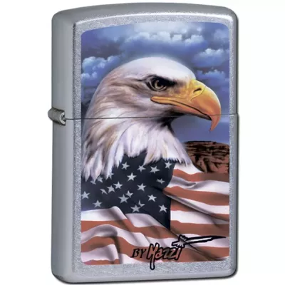 Запальничка бензинова Zippo Freedom Watch Street Chrome Сріблястий (24764)