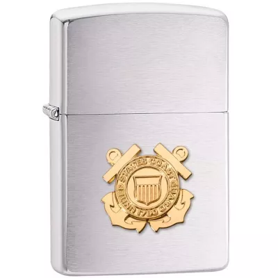 Запальничка бензинова "ZIPPO" REGULAR COAST GRD емблема Берегової охорони США (280CG)