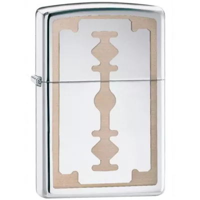 Запальничка бензинова Zippo Razor Blade Lighter Лезо бритви, дзеркальний хром (28137)