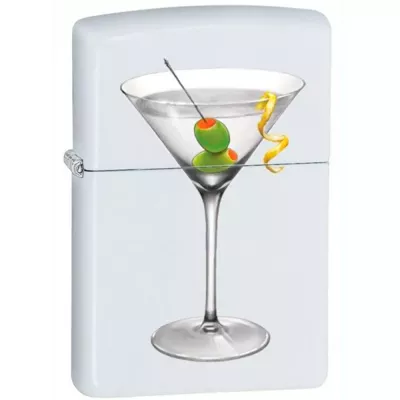 Запальничка бензинова Zippo Martini White Matte (28271)