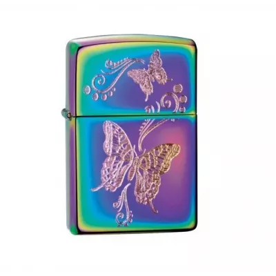 Запальничка бензинова "ZIPPO" BUTTERFLIES хамелеон (28442)