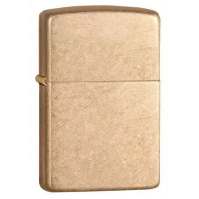 Запальничка бензинова армована ZIPPO Armor™ Gold Tumbled Brass золотистая (28496)