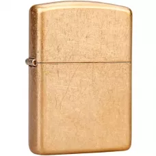 Запальничка бензинова армована ZIPPO Armor™ Gold Tumbled Brass золотистая (28496)