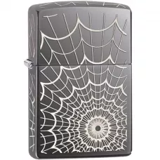 Запальничка бензинова Zippo Web All Over Black Ice чорний лід (28527)