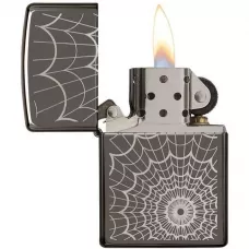 Запальничка бензинова Zippo Web All Over Black Ice чорний лід (28527)