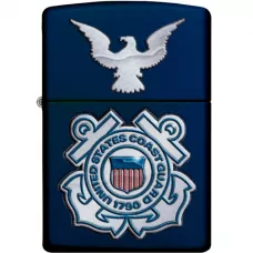 Запальничка бензинова Zippo Coast Guard, темно синя, берегова охорона США (28681)