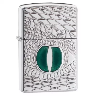 Запальничка бензинова армована ZIPPO Armor® High Polish Chrome Dragon Eye (28807)