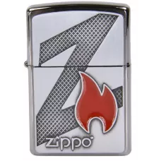 Запальничка бензинова ZIPPO Z Flame, подарункова оксамитова коробочка (29104)