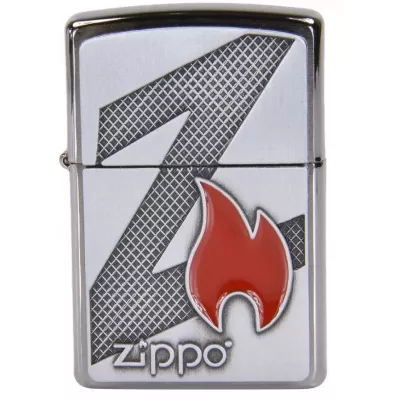 Запальничка бензинова ZIPPO Z Flame, подарункова оксамитова коробочка (29104)