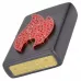 Запальничка бензинова ZIPPO Blind Flame, червоні кристали, оксамитова подарункова коробка (29106)