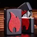 Запальничка бензинова ZIPPO Blind Flame, червоні кристали, оксамитова подарункова коробка (29106)