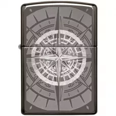 Запальничка бензинова ZIPPO Compass, черний лід (29232)
