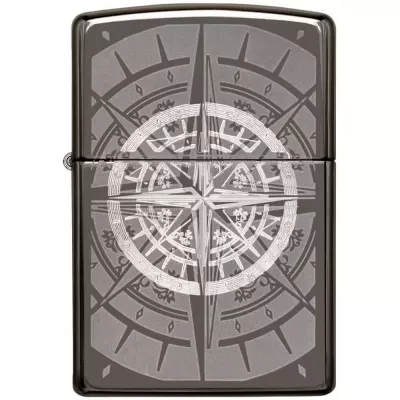 Запальничка бензинова ZIPPO Compass, черний лід (29232)