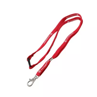 Шнурок на шию Victorinox з карабіном Червоний (4.1879)