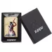 Запальничка бензинова ZIPPO MAZZI Dragon Girl High Polish Brass Original , золотиста (29668)