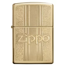 Запальничка бензинова ZIPPO" Zippo and Pattern Design, золотиста (29677)