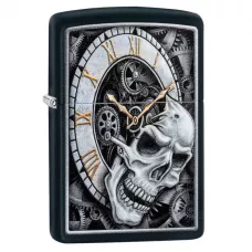 Запальничка ZIPPO Skull Clock Design (29854)