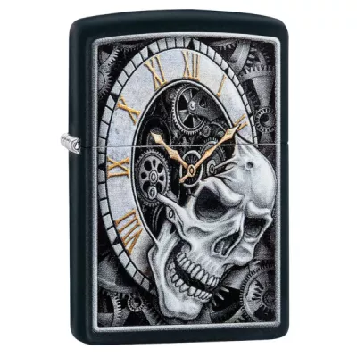Запальничка ZIPPO Skull Clock Design (29854)