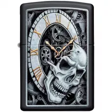 Запальничка ZIPPO Skull Clock Design (29854)