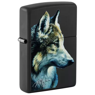 Запальничка бензинова Zippo Linda Picken Вовк (48598)