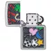 Запальничка бензинова ZIPPO All Luck Design, матовий хром (48682)