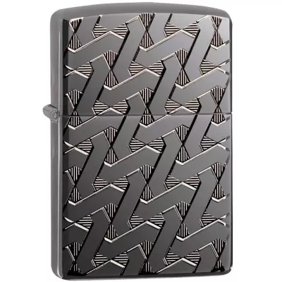 Запальничка бензинова армована ZIPPO Geometric Weave Design Armor (49173)