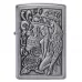 Запальничка бензинова Zippo Skull And Angel Emblem, матовий хром (49442)