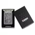 Запальничка бензинова Zippo Skull And Angel Emblem, матовий хром (49442)