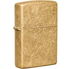 Запальничка бензинова Zippo Regular Tumbled Brass, золотиста (49477)
