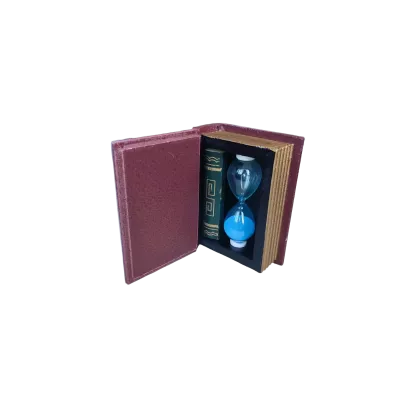 Пісочний годинник декоративний 45 секунд "Книга Титанік" синій пісок (DN26328)