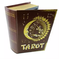 Футляр для зберігання гадальних карт "Таро" 19,5х14х6 см, дерево, коричнева (DN34851)