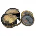 Компас безрідинний бронзовий у шкіряному футлярі " Dollond London" Compass Dolland Antic 8,7 х3,5см (DN34903)