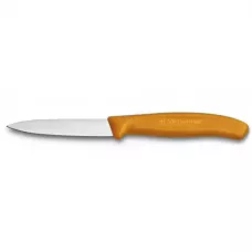 Кухонний ніж Victorinox SwissClassic для нарізки 80 мм Помаранчевий (6.7606.L119)