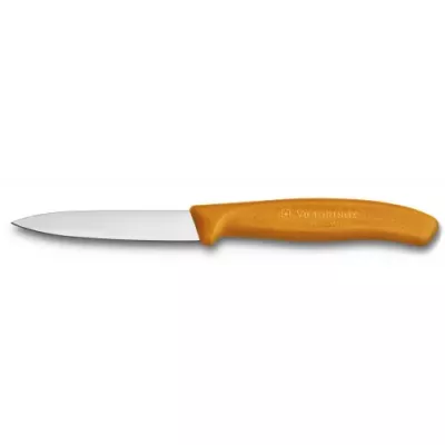 Кухонний ніж Victorinox SwissClassic для нарізки 80 мм Помаранчевий (6.7606.L119)