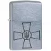 Запальничка бензинова Zippo Ukraine Classic Street Chrome гравіювання знак ЗСУ (207 ЗСУ)
