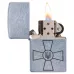 Запальничка бензинова Zippo Ukraine Classic Street Chrome гравіювання знак ЗСУ (207 ЗСУ)