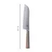Ніж кухонний 31 см Laguiole Santoku Ashwood (40268775)