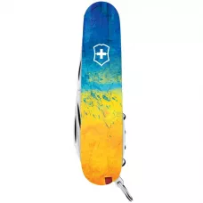Складаний ніж Victorinox Spartan Ukraine 91 мм 13 функцій Жовто-синій (1.3603.7_T3100pw)