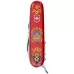 Складаний ніж Victorinox Camper Ukraine 91 мм 13 функцій Українські мотиви Червоний (1.3613_T1370u)