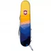 Складаний ніж Victorinox Camper Ukraine 91 мм 14 функцій Гірський пейзаж (1.3613.7_T3190pw)