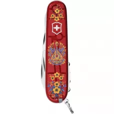 Складаний ніж Victorinox Climber Ukraine 91 мм 14 функцій Українські мотиви (1.3703.T_T1370u)