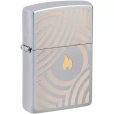 Запальничка бензинова Zippo Flame and Circles Design 2 (46332)