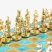 Шахи Manopoulos Візантійська імперія 20х20 см Бірюзовий (S1TIR)