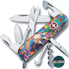 Складаний ніж 91мм Victorinox Climber Zodiac 14функцій червоний Яскрава змія (1.3703_Z4260pk)