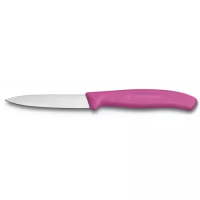 Кухонний ніж Victorinox SwissClassic для нарізки 80 мм Рожевий (6.7606.L115)