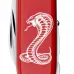 Складаний ніж 91мм Victorinox Huntsman Zodiac 15функцій, 4 шари, червоний, Могутня кобра (1.3713_Z4340u)