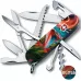 Складаний ніж 91мм Victorinox Huntsman Zodiac15 функцій чорний Барвиста кобра (1.3713.3_Z4290pk)