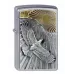 Запальничка бензинова Zippo Eagle sun-fly Emblem матовий хром (2003192)